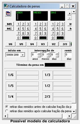 calculadora de pena - esporte de campo e taco